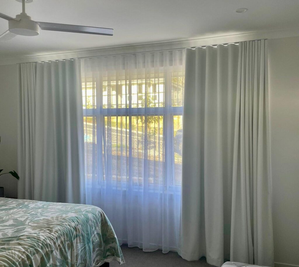 Hot-selling products are curtains with unique styles.
