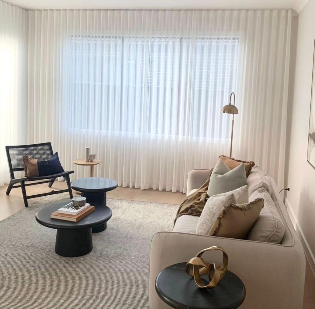 Versatile blinds for controlling light and privacy in our products.